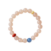 OZ Dunhuang Series PK1000 Pink Chalcedony & Southern Red Agate Bracelet